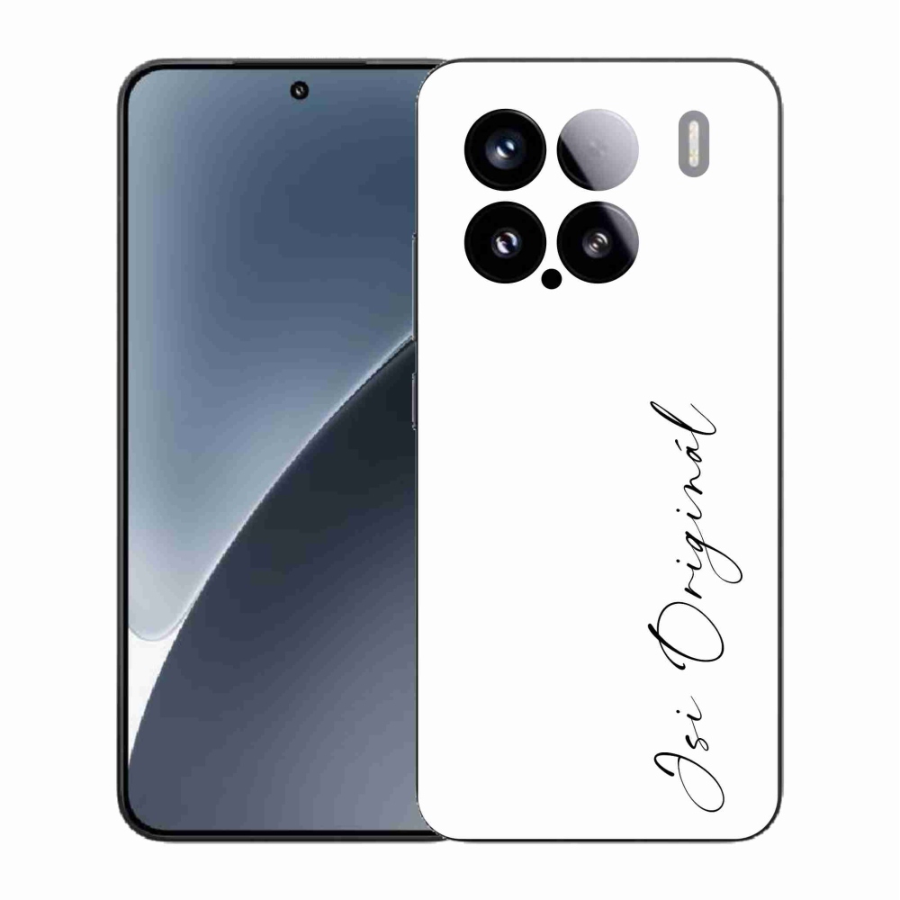Gél borító mmCase a Xiaomi 15 - te vagy az eredeti fehér háttérrel