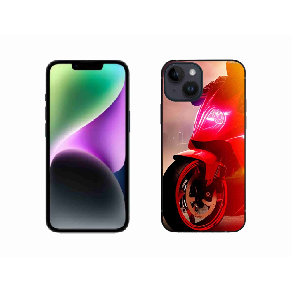 Gél borító mmCase iPhone 14 készülékhez - motoros