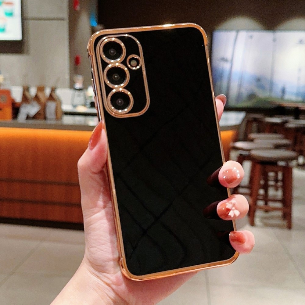 Gélkeretes tok Samsung Galaxy S25+ készülékhez - fekete