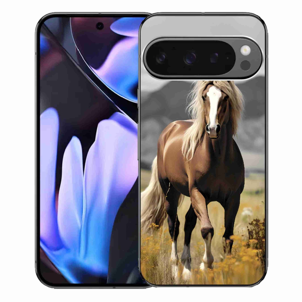 Zselés borítás mmCase a Google Pixel 9 Pro XL-hez - barna ló 1