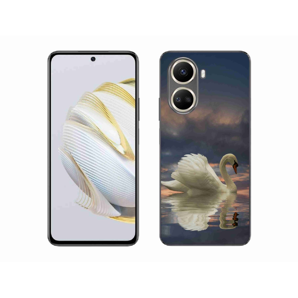 Gél borítás mmCase a Huawei Nova 10 SE számára - hattyú