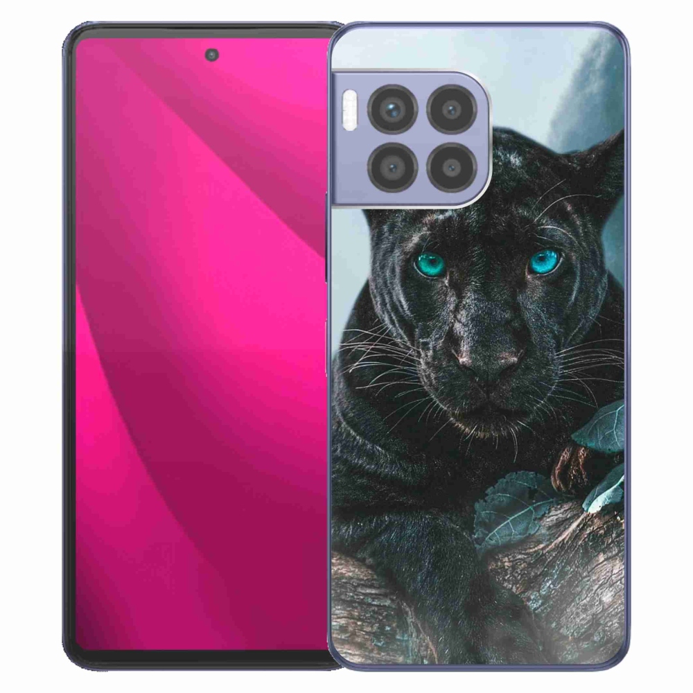 Zselés borítás mmCase a T-Mobile T Phone 2 Pro készülékhez - fekete párduc