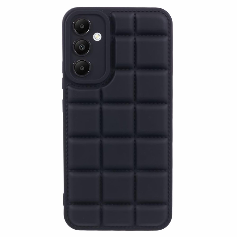 Rácsos tartós zselés tok Samsung Galaxy A24 készülékhez - fekete
