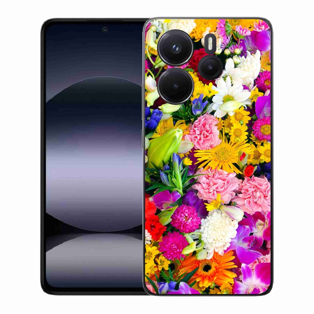 Gél borító mmCase a Xiaomi Redmi Note 14-hez - virágok 12
