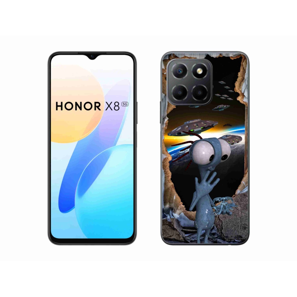 Zselés borítás mmCase a Honor X8 5G készülékhez - idegen