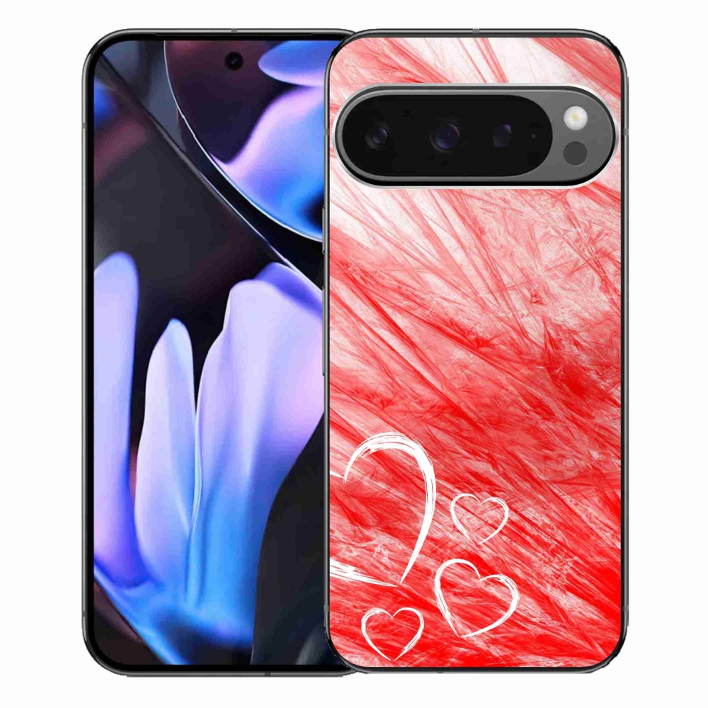 Zselés borítás mmCase a Google Pixel 9 Pro XL számára - szív