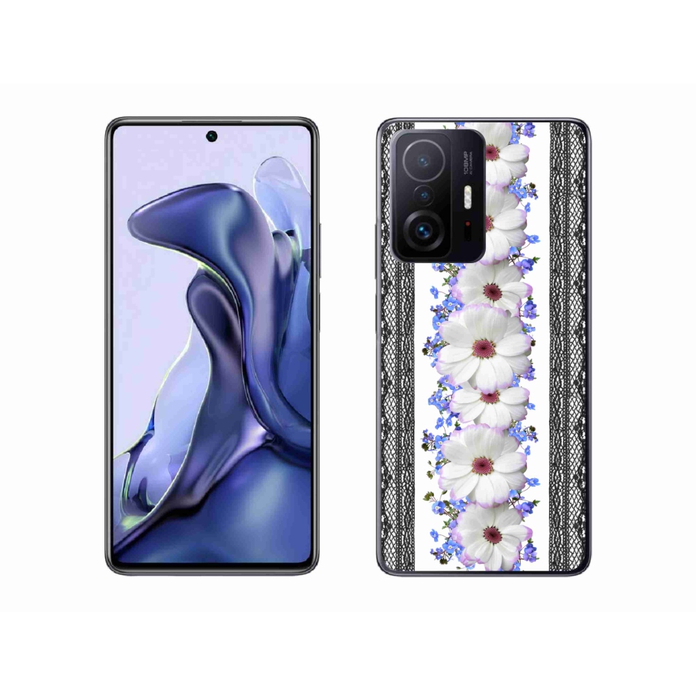 Gél borító mmCase a Xiaomi 11T számára - virágok 8