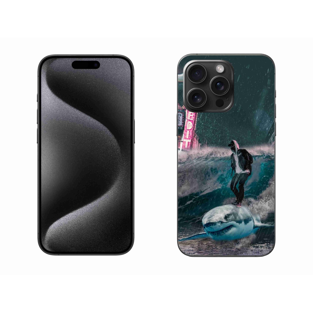 Gél védőburkolat mmCase iPhone 15 Pro Max készülékhez - cápa