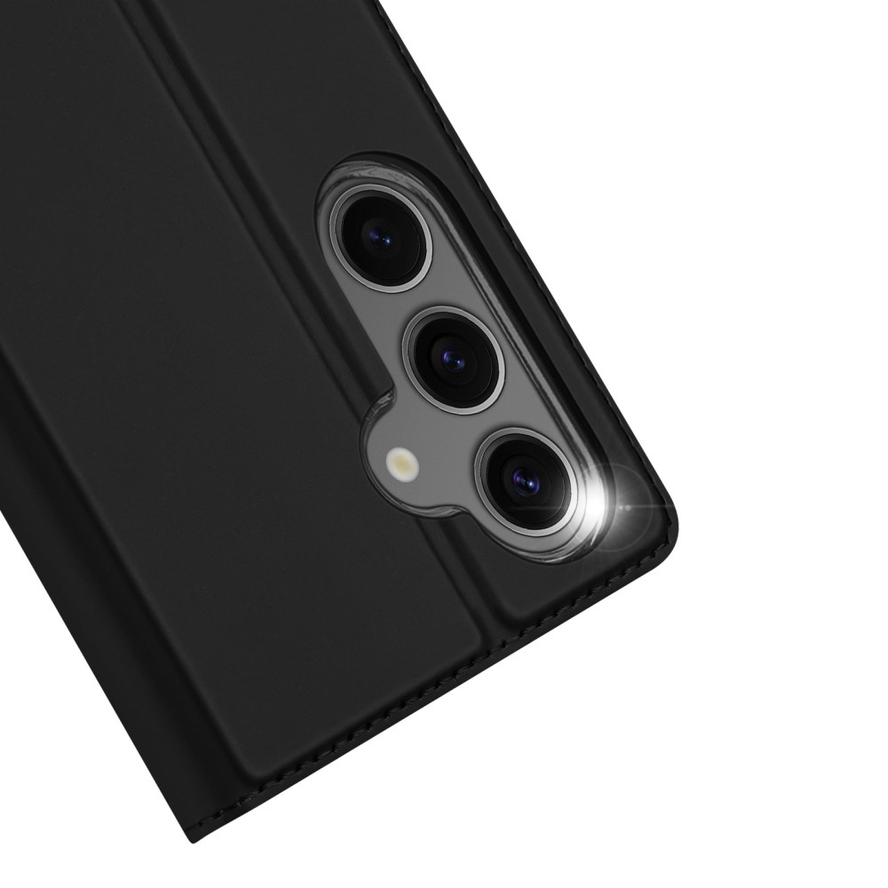 DUX könyvtáska Samsung Galaxy S24 FE készülékhez - fekete