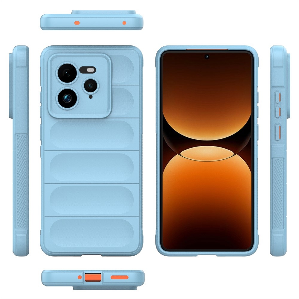 Rugg tartós zselés tok a Realme GT 7 Pro 5G készülékhez - világoskék színben