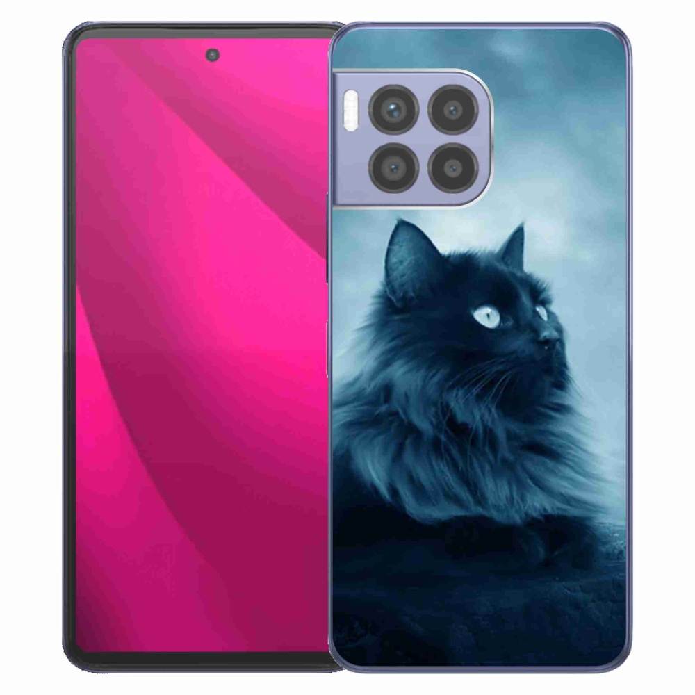 Zselés borítás mmCase a T-Mobile T Phone 2 Pro készülékhez - fekete cat 1