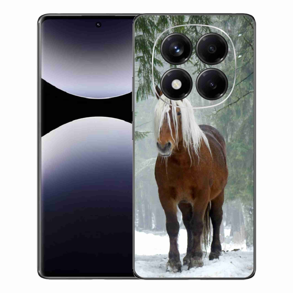 Gél borítás mmCase a Xiaomi Redmi Note 14 Pro számára - ló az erdőben