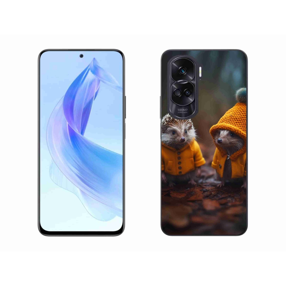 Zselés borítás mmCase a Honor 90 Lite készülékhez - sündisznók