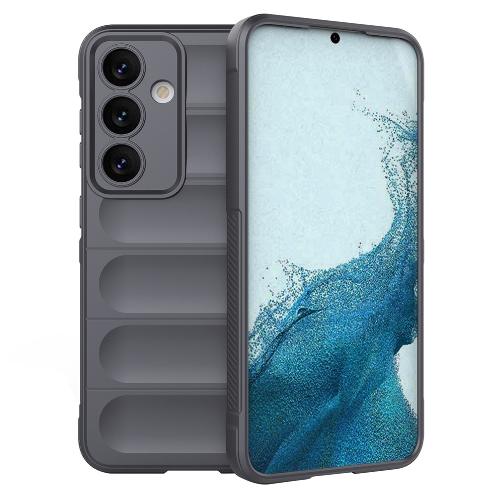 Rugg tartós zselés tok Samsung Galaxy S24 készülékhez - sötétszürke