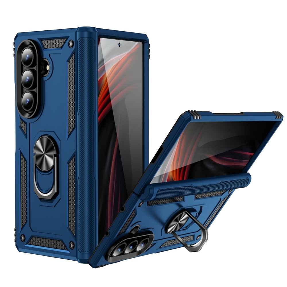 Gyűrűálló borítás Samsung Galaxy Z Fold7 5G készülékhez - kék