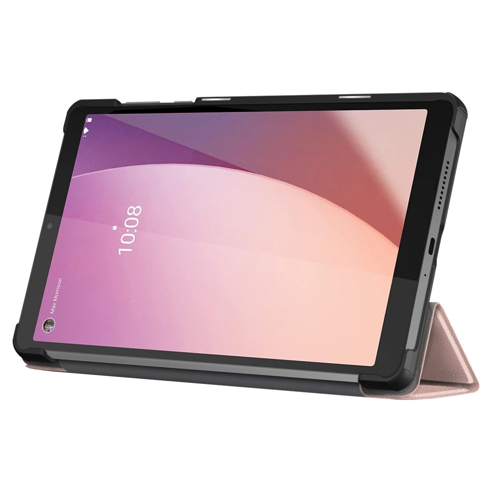 Állványra záródó tok Lenovo Tab M8 4. generációs (2024) - rózsaarany
