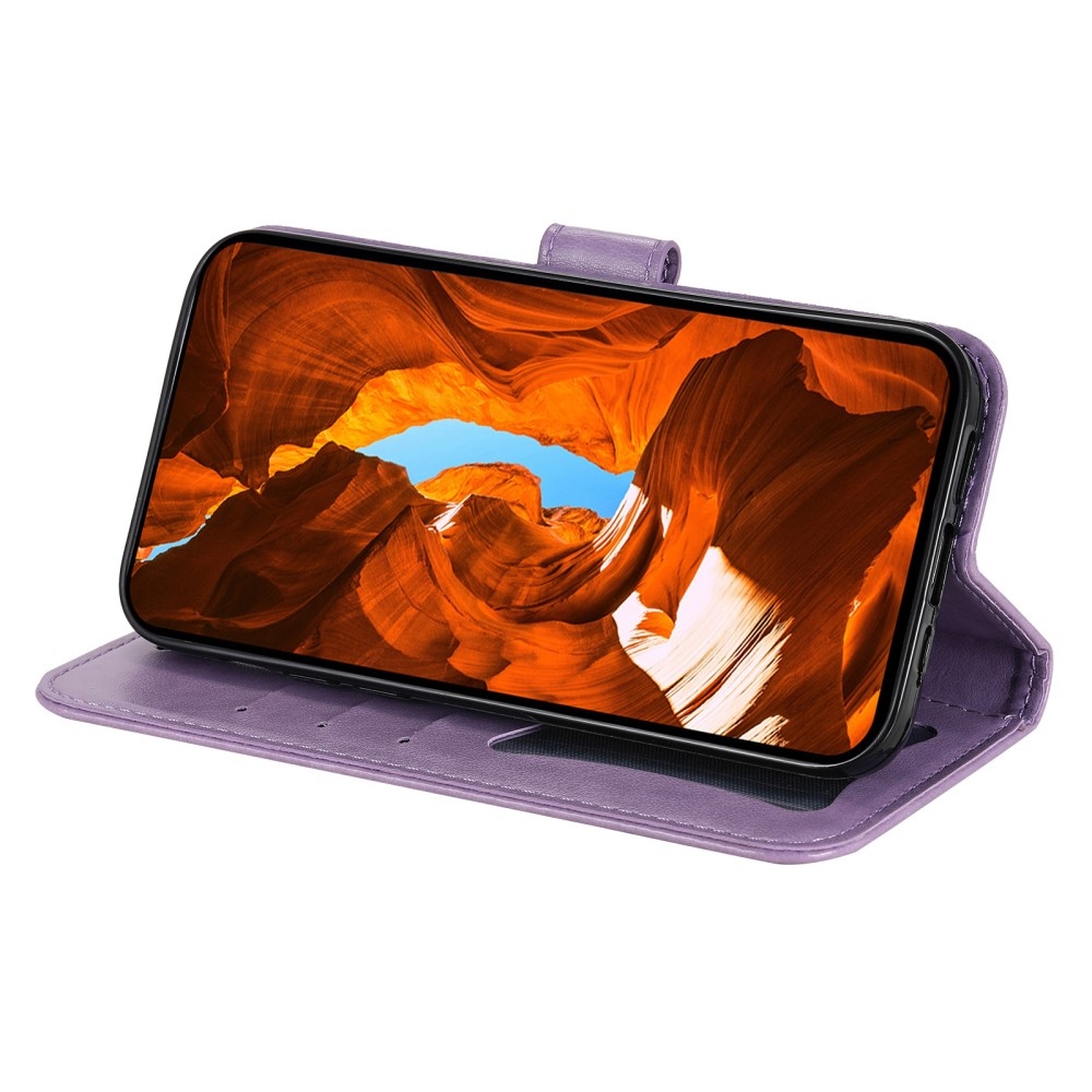 Mandala könyv tok a Xiaomi Poco X7 Pro 5G számára - lila