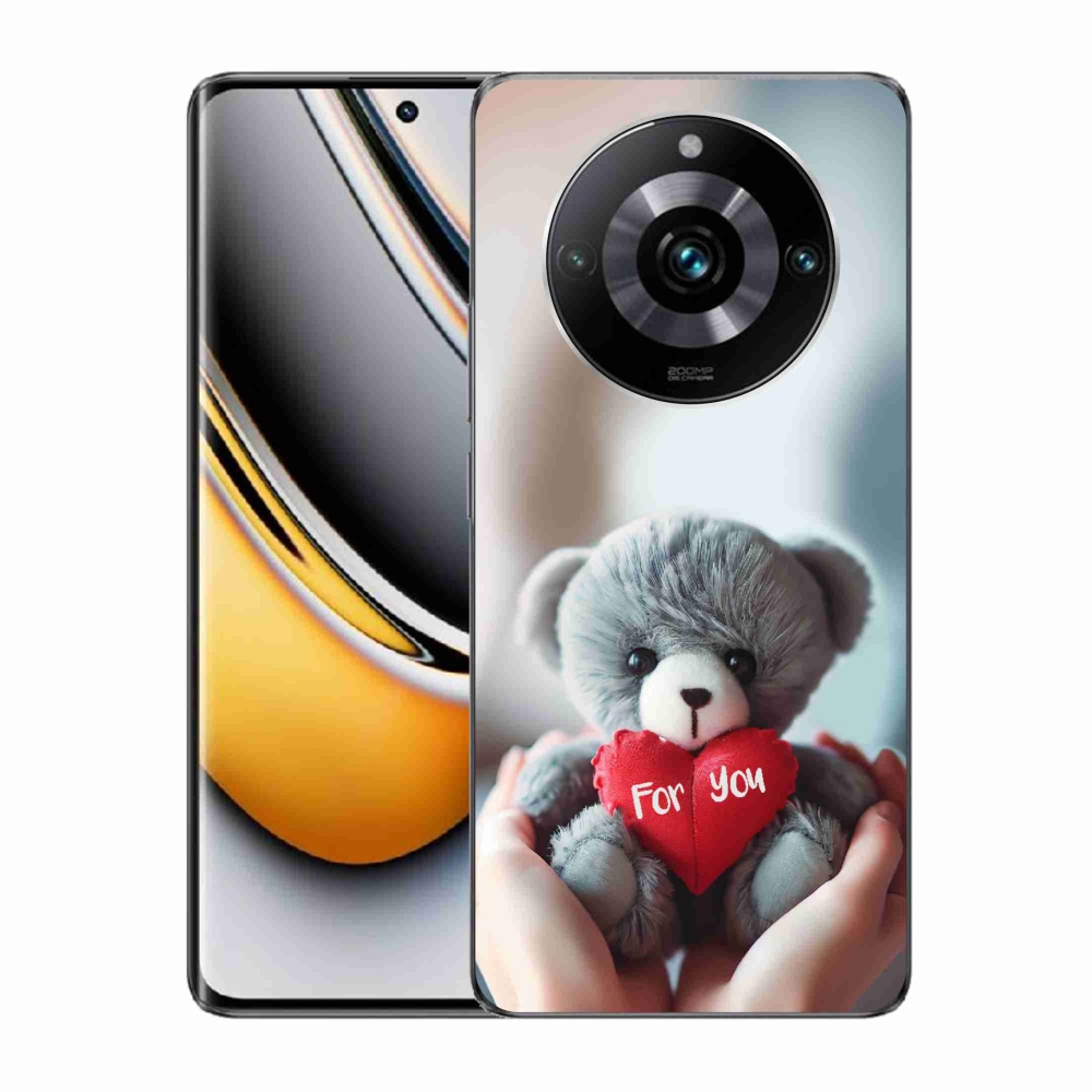 Gél borítás mmCase a Realme 11 Pro/11 Pro+ készülékhez - mackó a szerelmesek számára