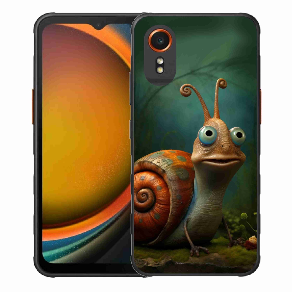 Gél borítás mmCase Samsung Galaxy Xcover 7 készülékhez - csiga