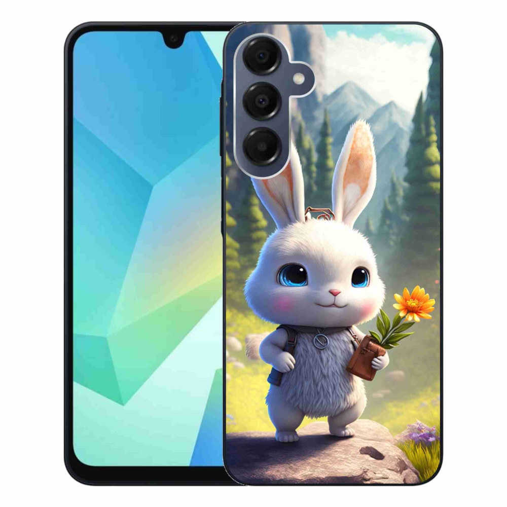 Gél védőhuzat mmCase Samsung Galaxy A16 4G/5G készülékhez - aranyos nyuszi