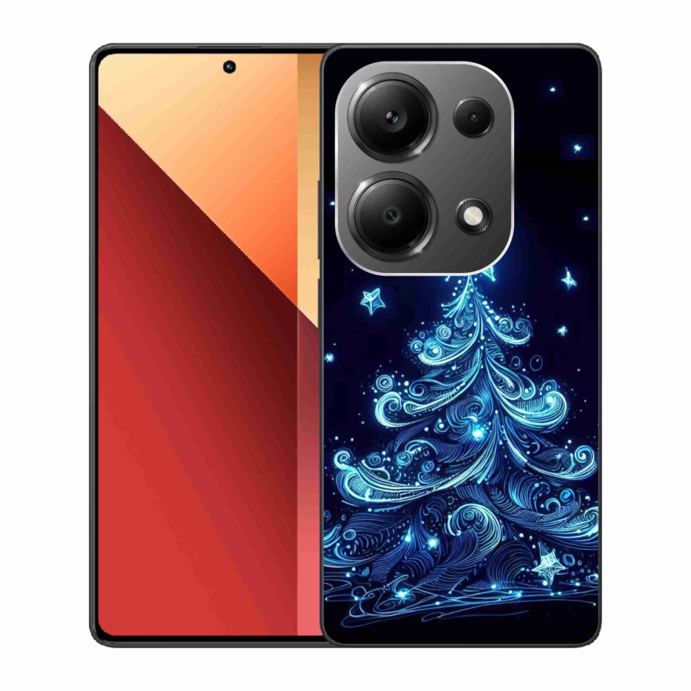 Gél borító mmCase a Xiaomi Redmi Note 13 Pro 4G/Poco M6 Pro - neon karácsonyfa 4