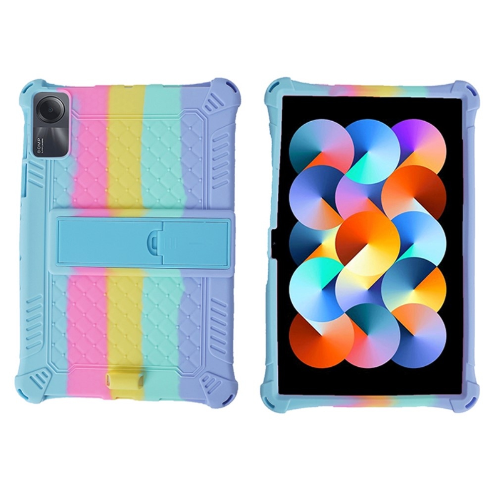 Szilikon borító pánttal Xiaomi Redmi Pad SE-hez - színes/világoskék