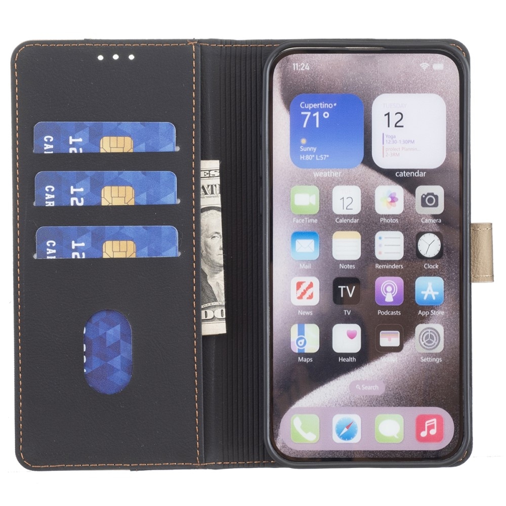 BNF DUO könyvtáska Samsung Galaxy A36 5G - fekete