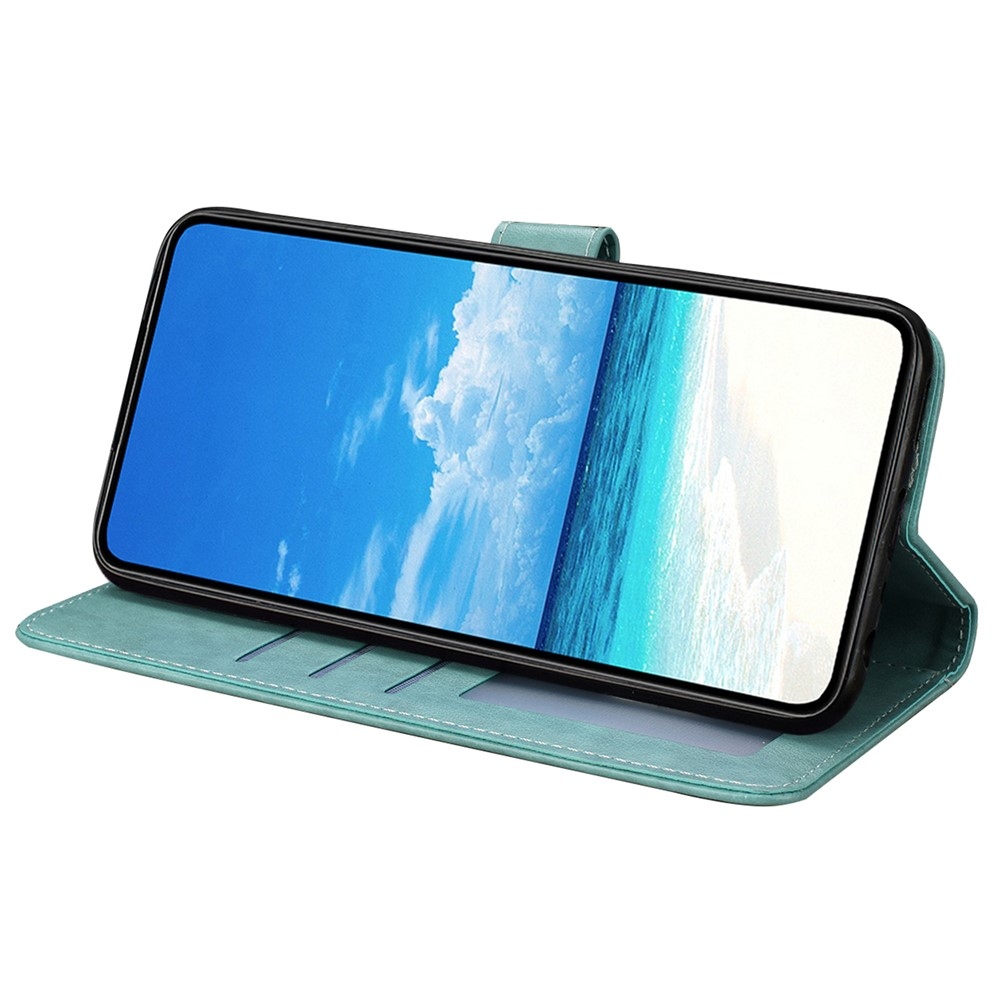 Virágos pillangó könyvtáska Google Pixel 10 Pro XL/Pixel 9 Pro XL - teal színű