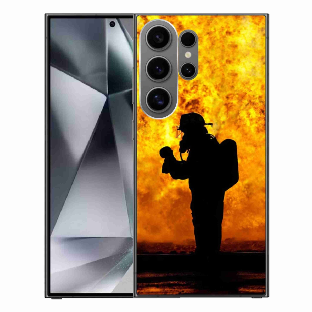 Gél borítás mmCase Samsung Galaxy S24 Ultra készülékhez - tűzoltó