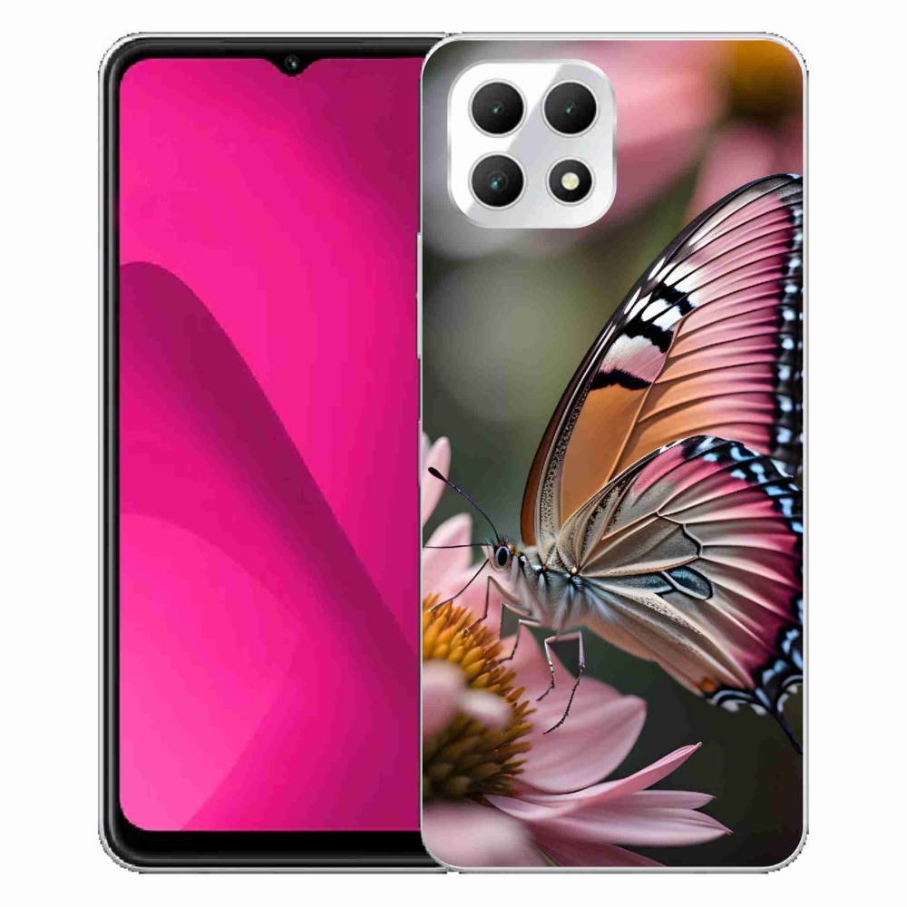 Zselés borítás mmCase a T-Mobile T Phone 2 készülékhez - színes pillangó