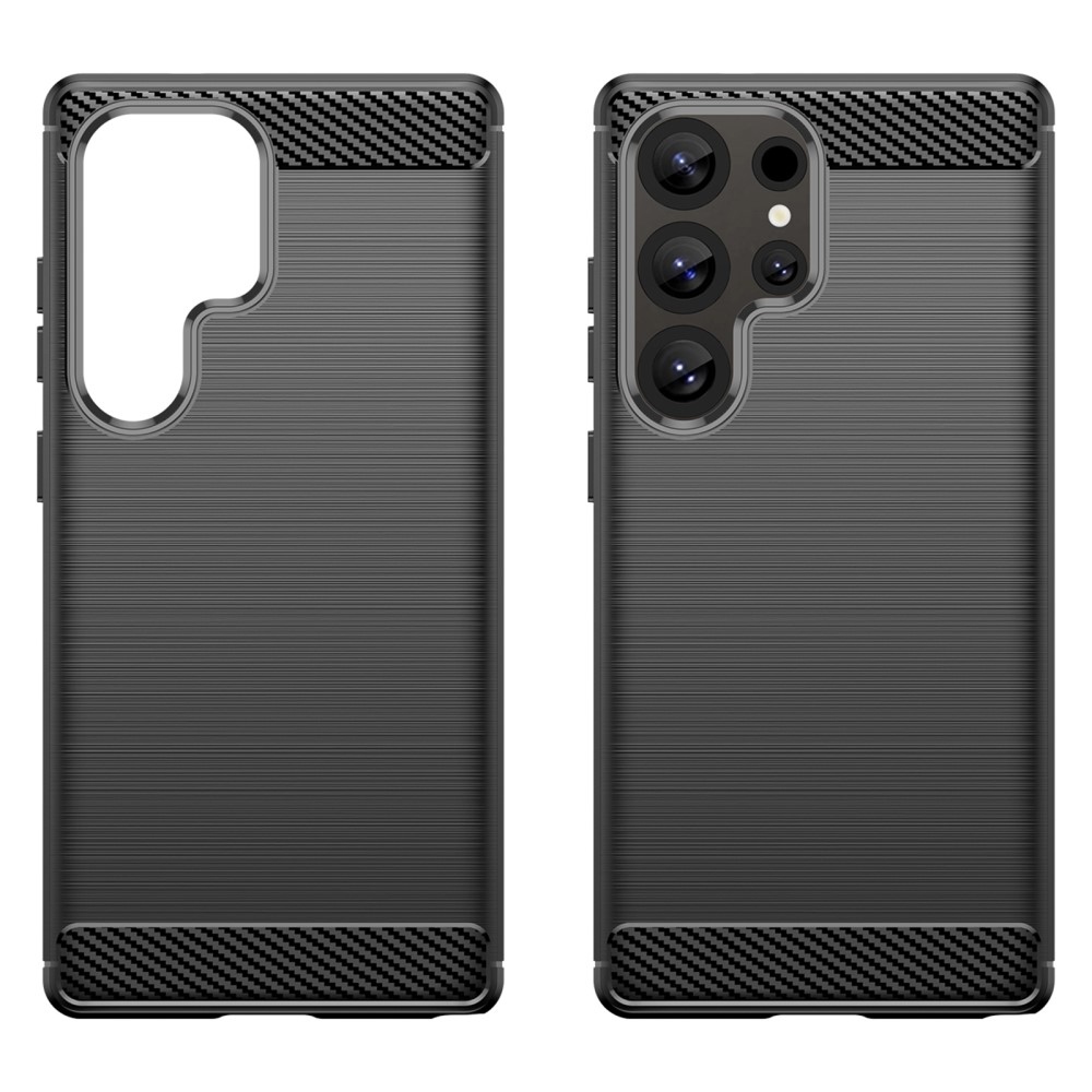 Szénálló zselés tok Samsung Galaxy S25 Ultra készülékhez - fekete