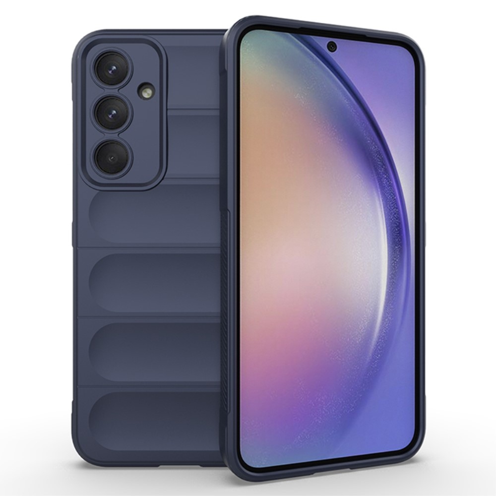 Rugg tartós zselés tok Samsung Galaxy A55 5G - sötétkék