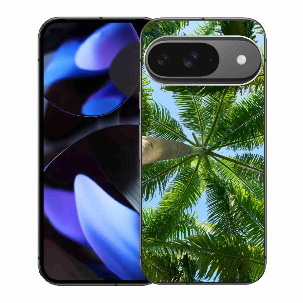 Zselés borítás mmCase a Google Pixel 9/9 Pro számára - pálmafa