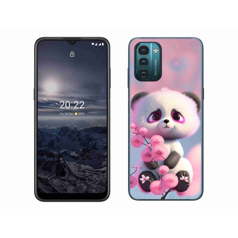Zselés borítás mmCase a Nokia G11/G21 készülékhez - aranyos panda 1