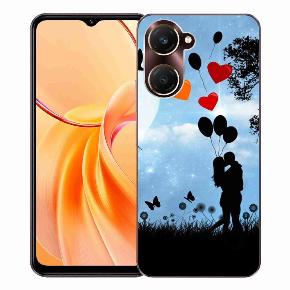 Gélburkolat mmCase a Vivo Y28s 5G-hez - szerelmes pár
