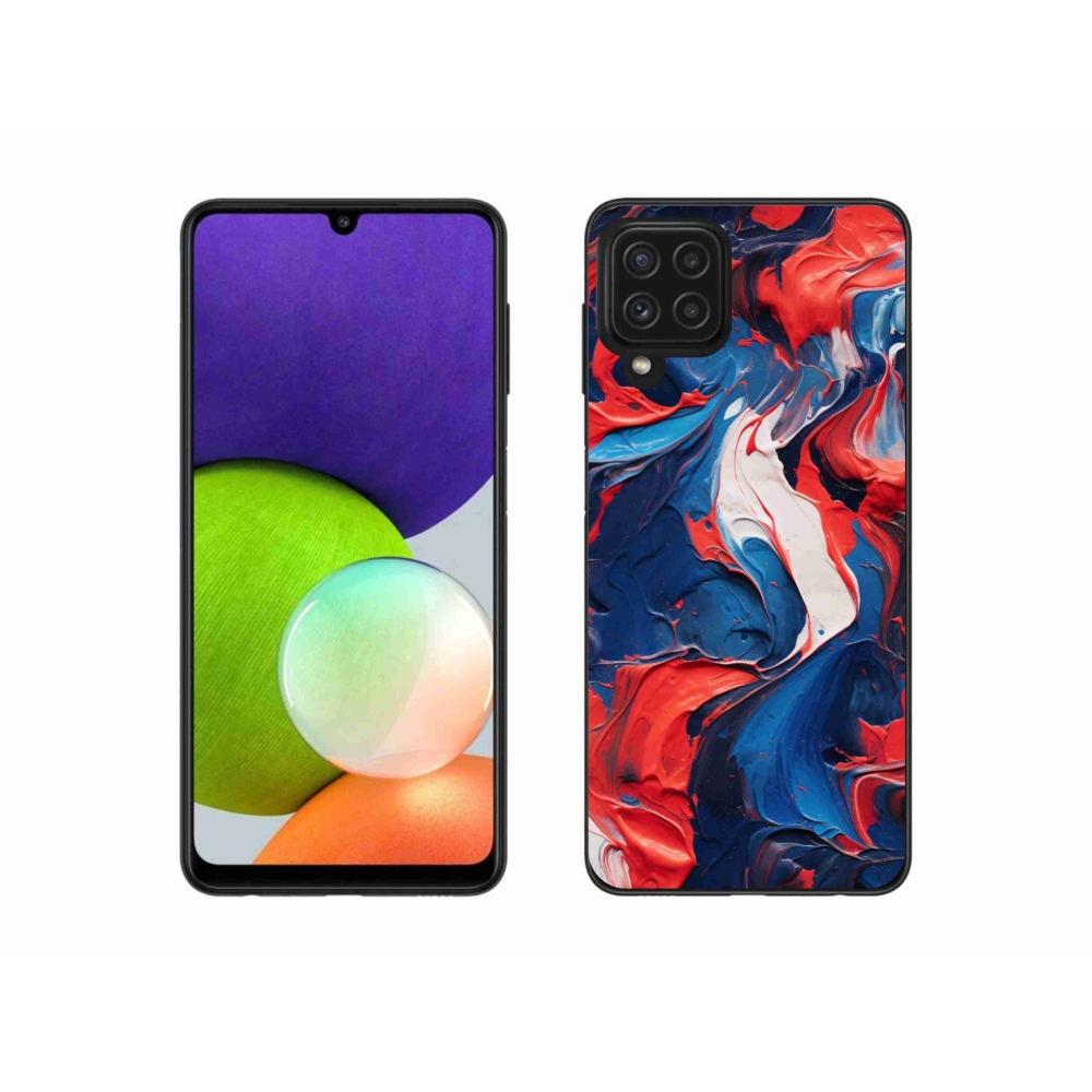 Gél borítás mmCase Samsung Galaxy A22 4G - absztrakt motívum 7