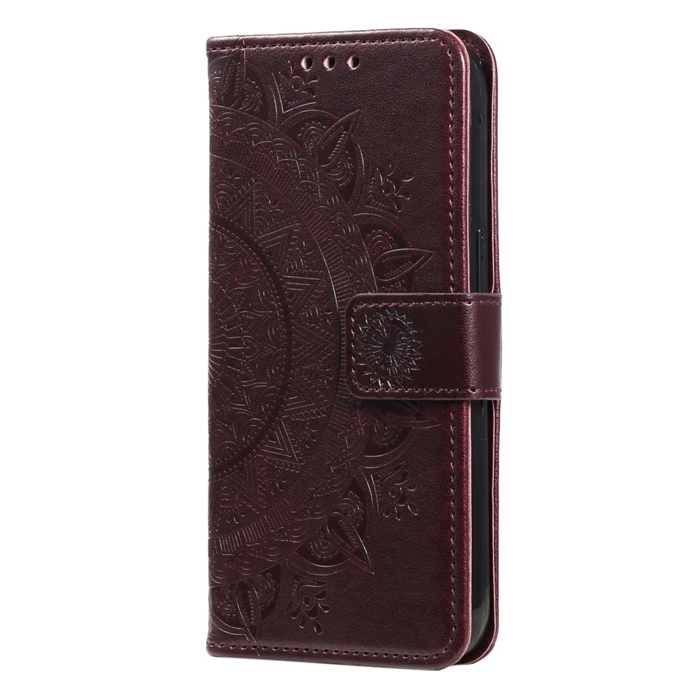 Mandala könyvtáska Honor Magic 7 Lite 5G - barna