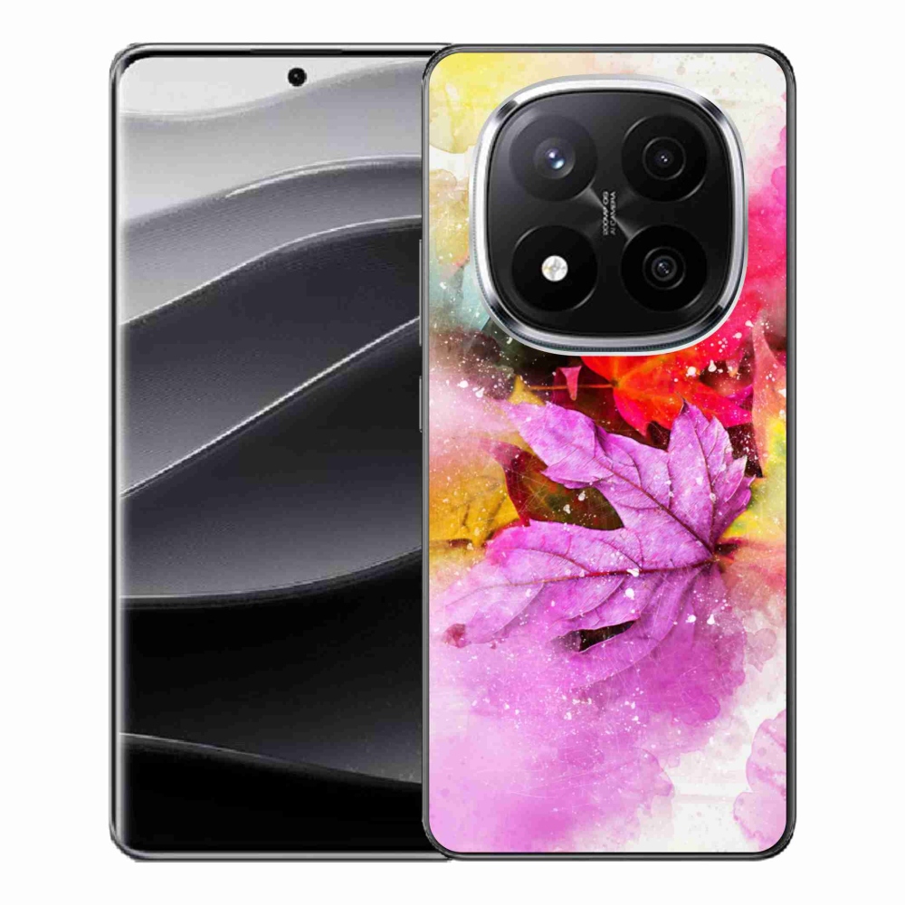 Gél borítás mmCase a Xiaomi Redmi Note 14 Pro+ 5G számára - színes levelek