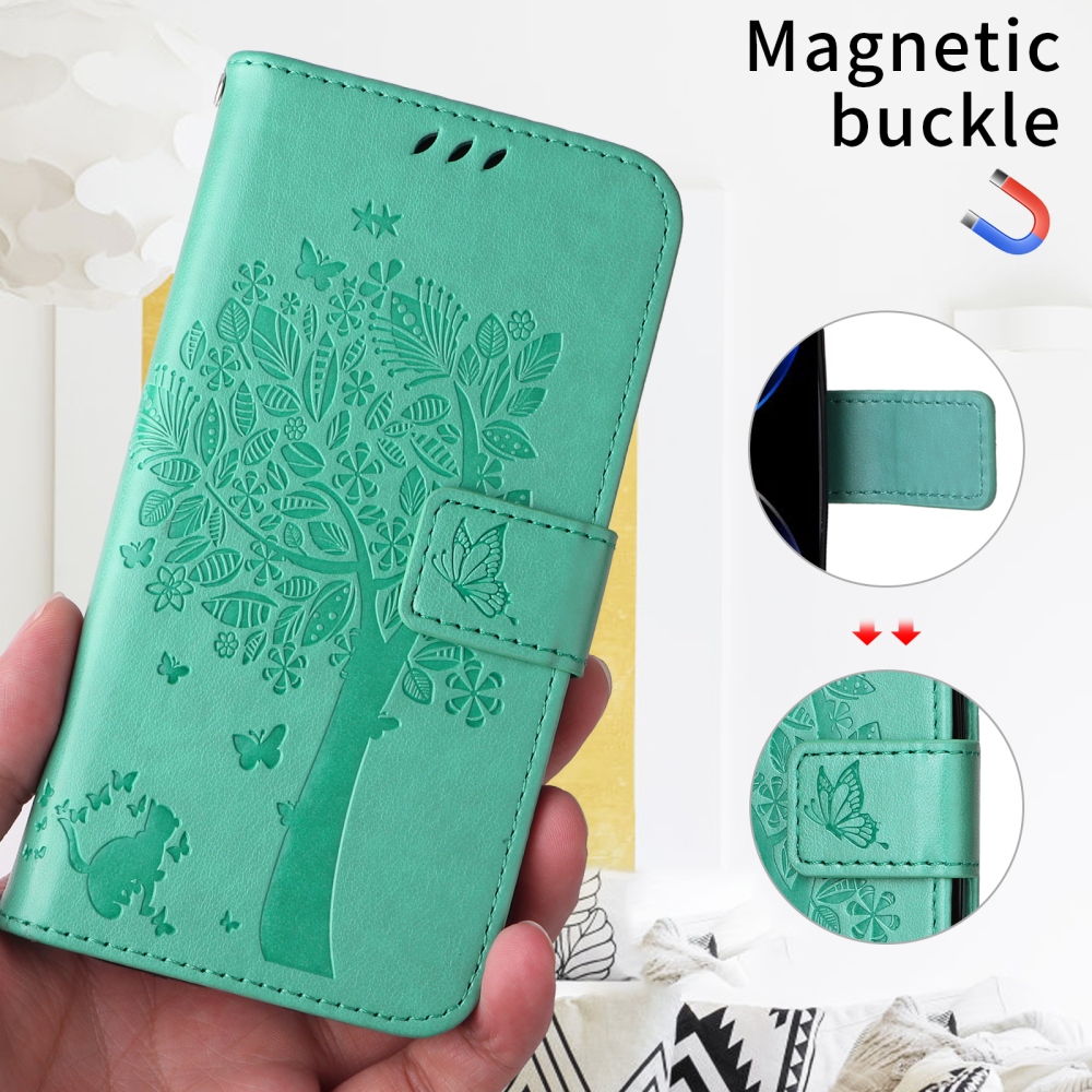 Fák könyve tok Xiaomi Poco F7 5G - teal - teal - teal