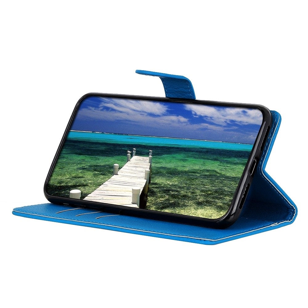 Litchie könyvtáska Huawei Nova 11i készülékhez - kék