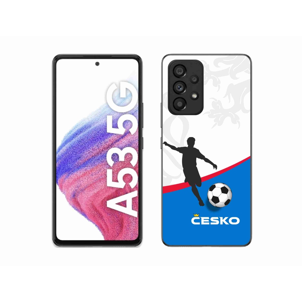 Gél borítás mmCase Samsung Galaxy A53 5G - futball Csehország 1