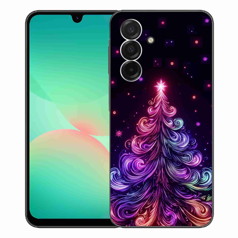 Gél borító mmCase Samsung Galaxy A26 5G - neon karácsonyfa 1