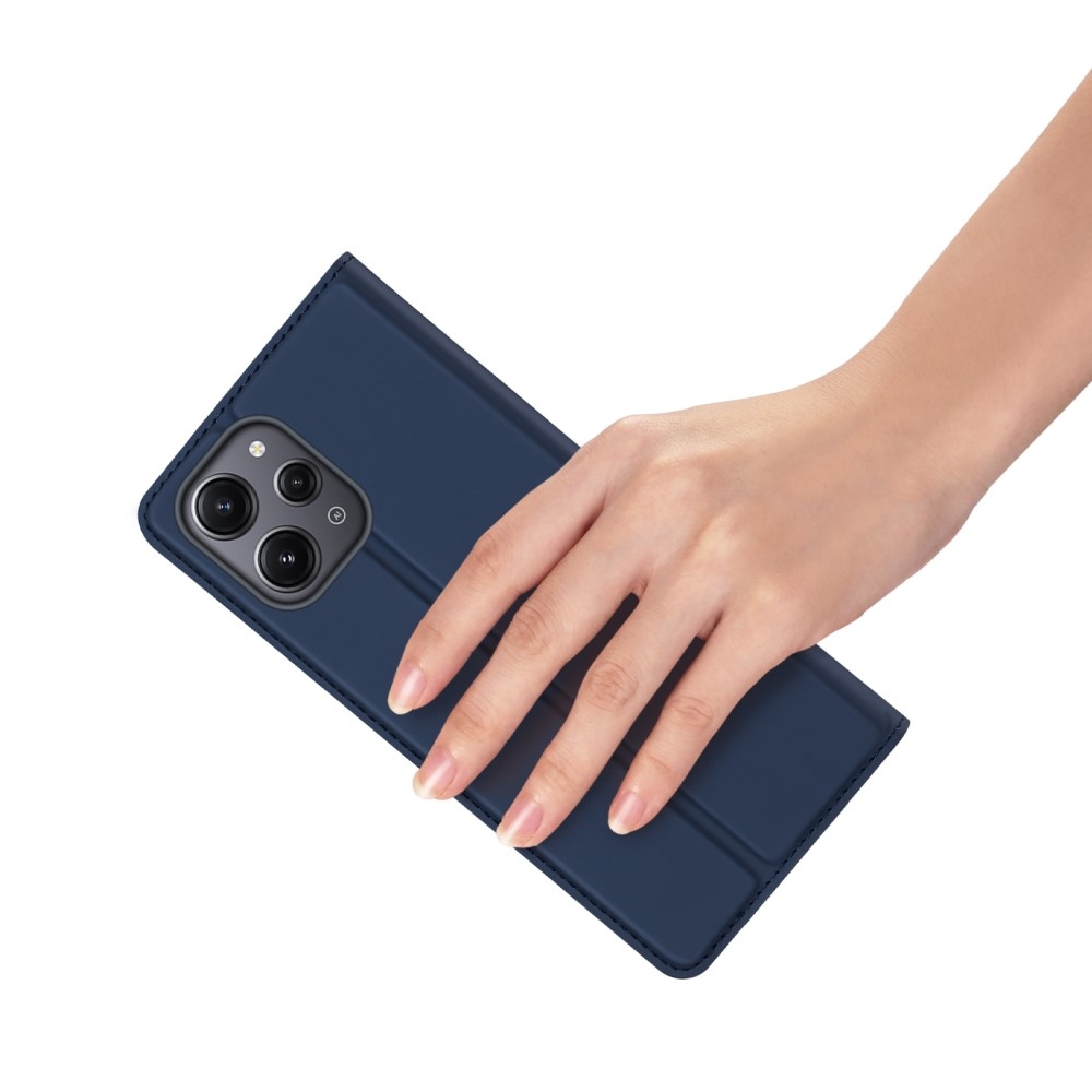 DUX könyvtáska Xiaomi Redmi 12 4G/5G készülékhez - sötétkék