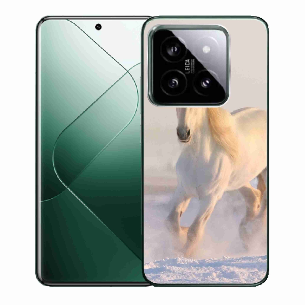Gél tok mmCase a Xiaomi 14-hez - ló a hóban