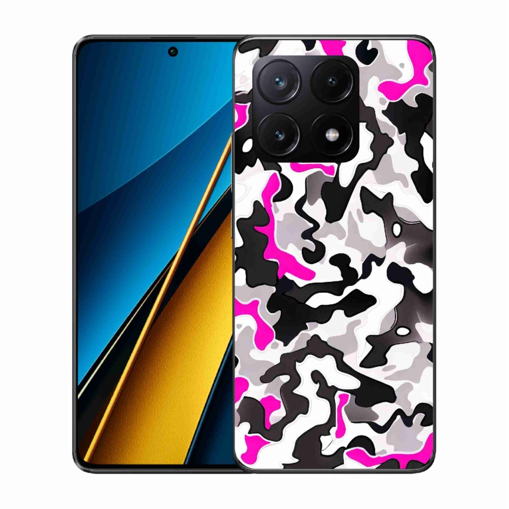 Gél borítás mmCase a Xiaomi Poco X6 Pro 5G számára - álcázó minta 5