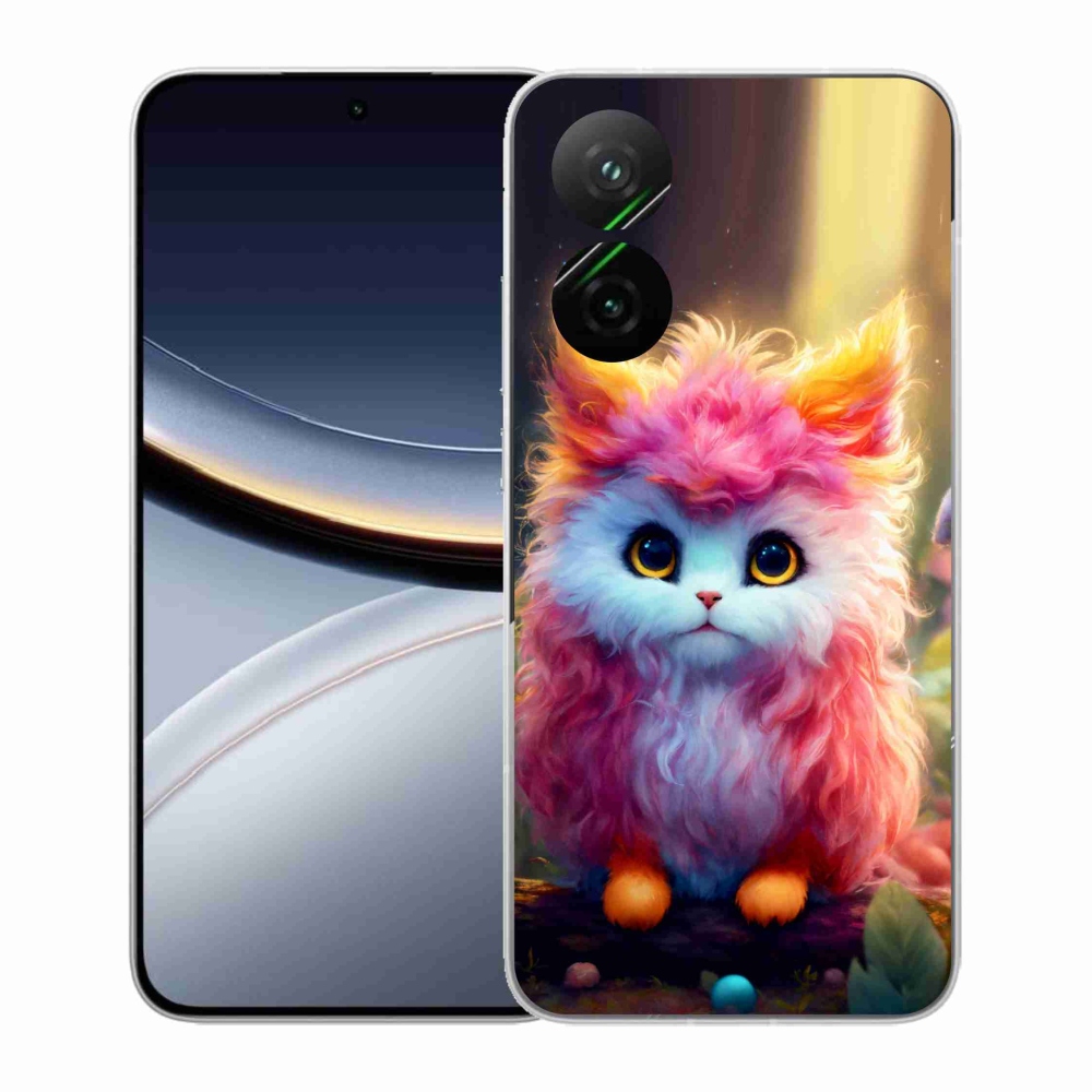 Gél borító mmCase a Xiaomi Poco F7 5G számára - aranyos cica 5