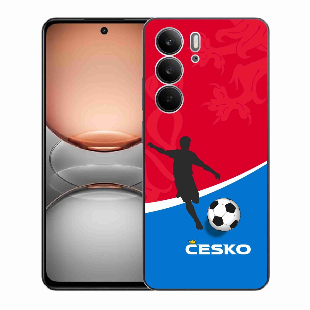 Gél borítás mmCase for Realme C75 - foci Csehország