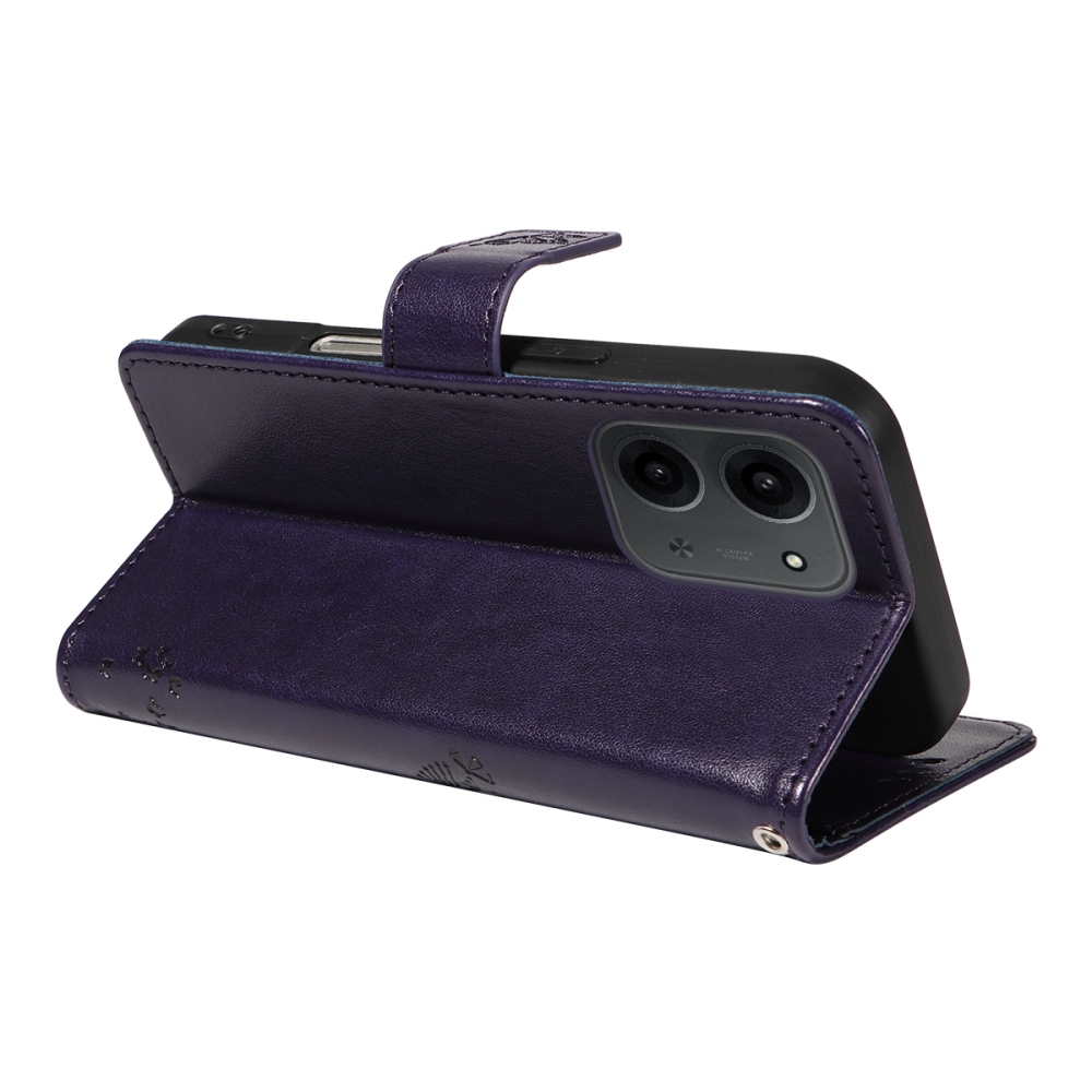 Fák könyve tok Xiaomi Redmi 15C 4G/5G (173mm) - sötétlila