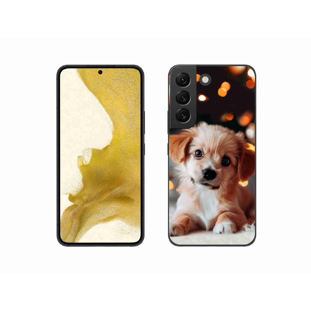 Zselés borítás mmCase Samsung Galaxy S22 5G - kölyökkutyakékhez