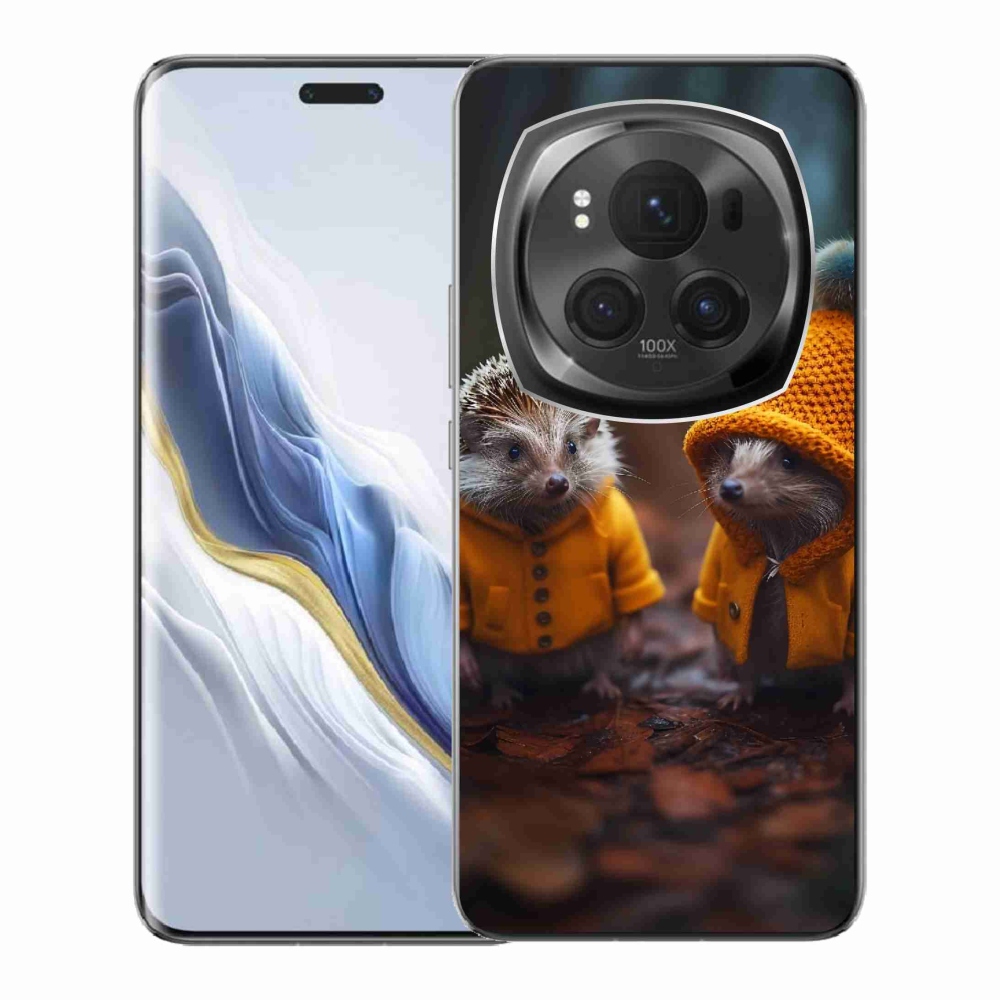 Zselés borítás mmCase a Honor Magic 6 Pro 5G készülékhez - sündisznók